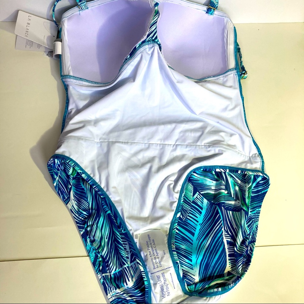 NWT  La Blanca one piece Tummy control Swimsuit - Picture 7 of 11